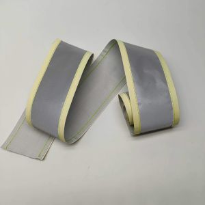 Stretchable Silver Jersey Fabric with Enhanced Reflectivity