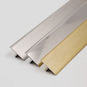 ISO9001 Aluminium Tile Trim 10mm Aluminium Square Edge Tile Trim