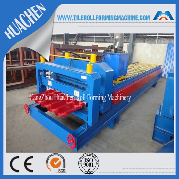 7.5 Kw Corrugated Sheet Metal Rolling Equipment With 4 - 8 M/Min Forming Speed