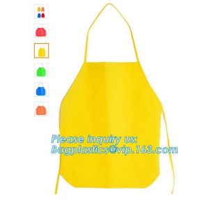 fabric apron, texitile apron, woven apron, children apron, non woven cap, noon