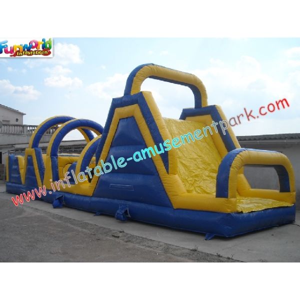 Commercial Inflatables Obstacle Course For Kindergarten With CE / EN14960