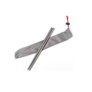 China Hiking Titanium Camping Parts Ti Chopsticks Sandblasting Hollow Square Chopsticks on sale