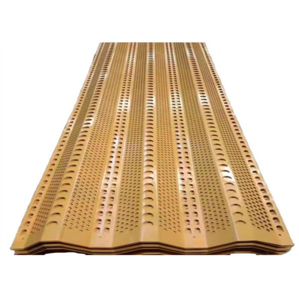 Buy Three Peaks Windbreak Wall Customizable Electrostatic Powder Coating at wholesale prices