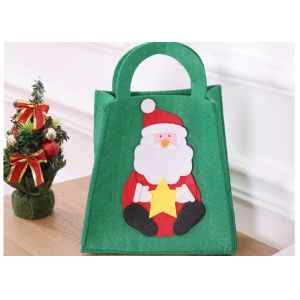 Reusable 20*20*8 Felt Handbag With Laser Printing / Screen Printing / Embroidery