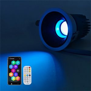 20W RGBW SPI USC2904 Rechargeable LED Spotlights Dimmable Indoor Living Room