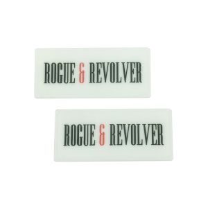 Embossed Sewn Single Custom Patches 3D PVC Badge Appliques With Button Loop