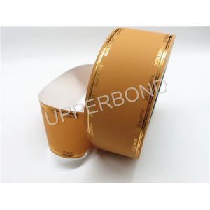 China White Base Paper Yellow Printing Tipping Paper For Cigarette on sale