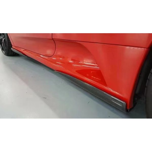 For Ferrari F430 Body Kit F430 Upgraded HAMANN Style Front Shovel Diffuser Spoiler Side Skirt F430 Carbon Fiber Body Kit