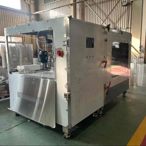 PLC Control Steam Automatic Softgel Tumble Dryer Basket Cleaner Machine