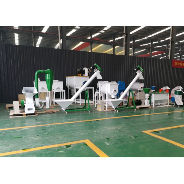500 Kg/H Small Animal Feed Production Line Poultry Feed Manufacturing Machine