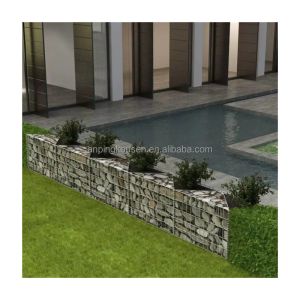 Professional Processing Service 2x1x1m Galvanized Gabion Basket with PVC Coating