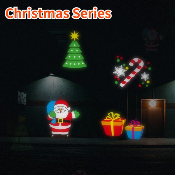 6W LED Christmas Projector Waterproof Night Light Projector For Decorative Festive Day