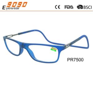 Men and Women Adjustable Hanging Neck Magnetic Front Rim Reading Eyeglasses
