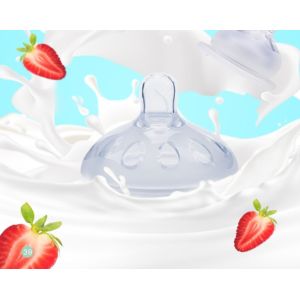 Solid Secure Polypropylene Baby Bottles Airtight