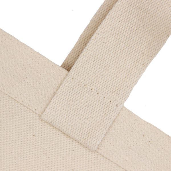 Raw Gym Zip Canvas 13x14" Organic Cotton Tote Folding Bag