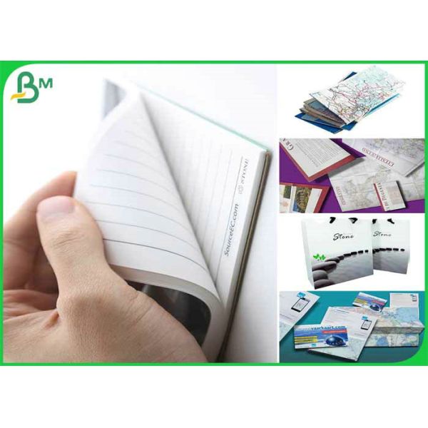 stone paper Waterproof Durable 120gsm 140gsm 160gsm Eco - Friendly Stone Paper For Making Map
