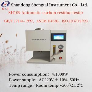 Power Consumption ≤1000W Automatic Carbon Residue Tester AC220V±10% 50Hz