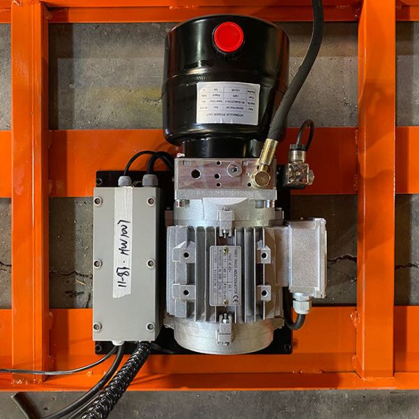 Rated lifting capacity 1000kg Electric Single scissor Hydraulic Scissor Lift Tables Max height 990mm