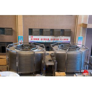 In Line 380V INTRALOX Modular Belt Baking Cooling Towers