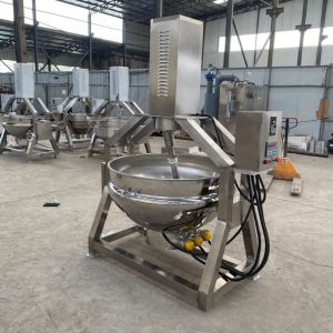 Industrial LPG Gas Cooking Kettle Automatic Food Standard Planetary Mixer