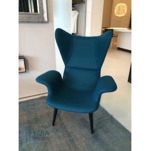 Modern Longwave Armchair Diesel with Moroso high leather lounge high back chair