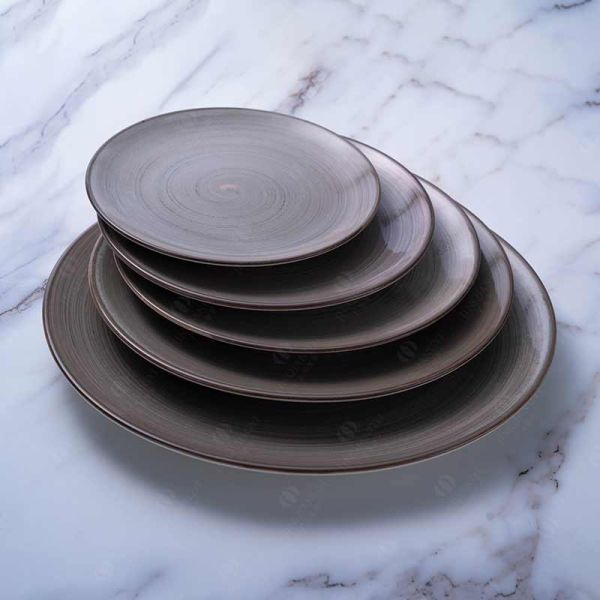 Hand Painted irregular Ceramic Dinner Sets 16Pc For Wedding Party