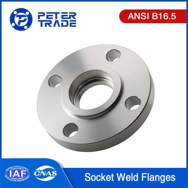 Buy A105 ASME B16.5 Standard Carbon Steel Socket Weld Flanges SW Raised Face NPS 1/2'' To NPS 24'' Class 600LB at wholesale prices