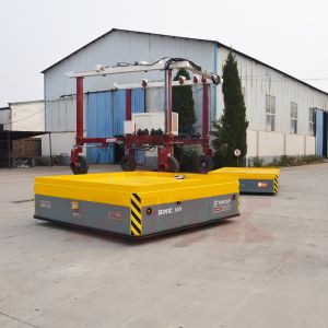 Material Handling Industry Transfer Trolley Trackless Motorized