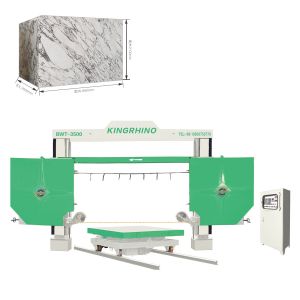 3500x3500x2100mm Diamond Wire Saw Cutting Machine For Limestone