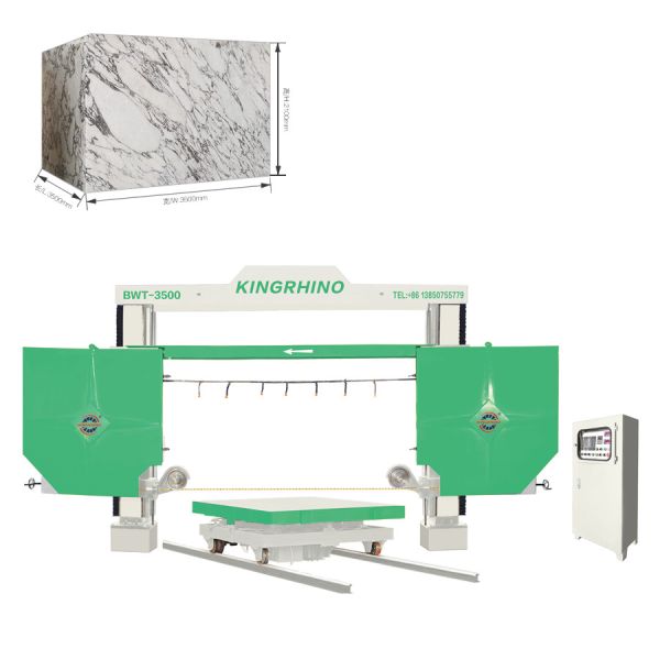 Buy 3500x3500x2100mm Diamond Wire Saw Cutting Machine For Limestone at wholesale prices