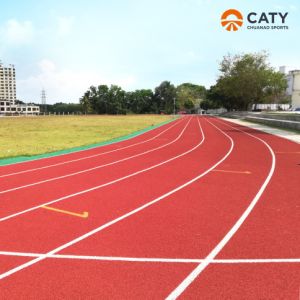 EPDM Rubberized Track Surface Prefabricated Vulcanized Rubber Track With