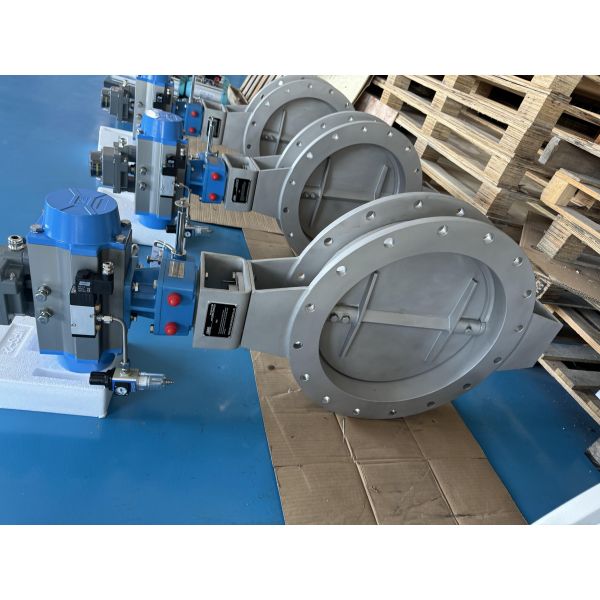 Pneumatic Marine 8 Inch Butterfly Valve BV Ventilation Damper High Temperature Low Maintenance