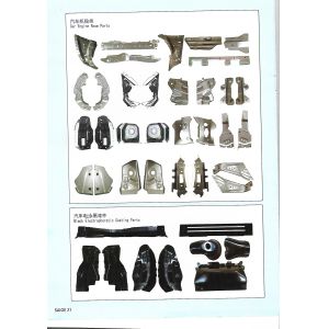 TC4 Brass Aluminum Car Stamping Parts with galvanized silver plated