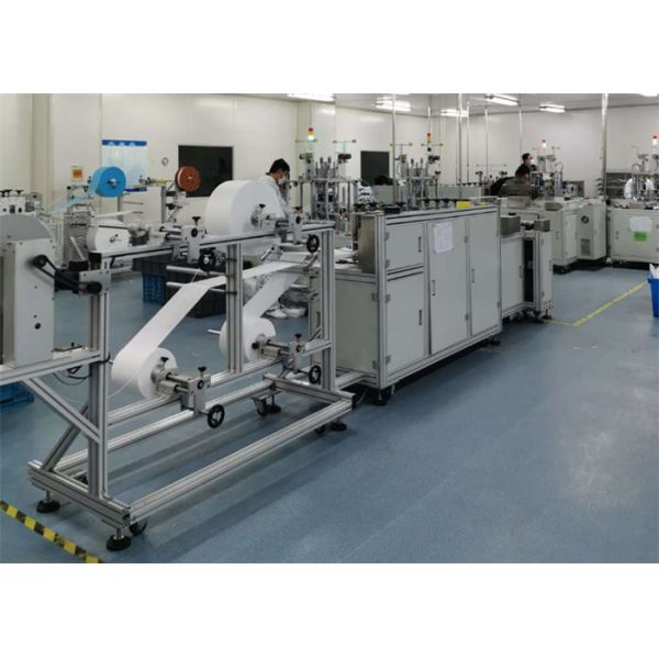Buy China Supplier Automatic Nonwoven Disposable Medical Face Mask Making Machine With Ultrasonic at wholesale prices