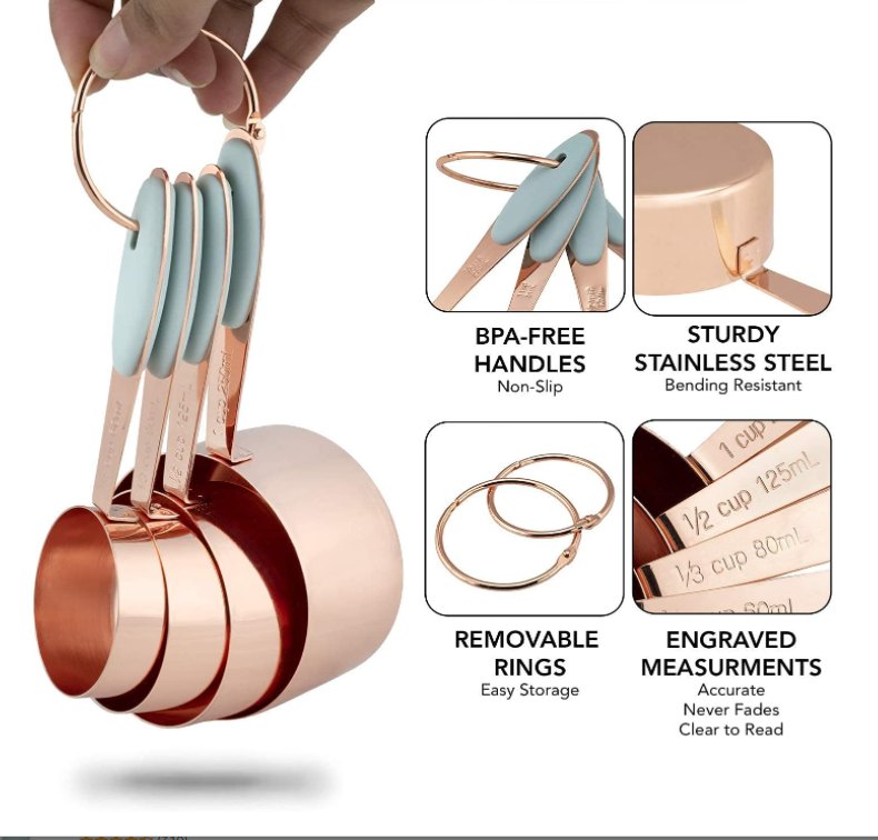 ODM Nylon Kitchen Utensil Sets Sky Blue Color Seamless BPA Free