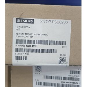 SIEMENS 6EP3436-8SB00-0AY0 PLC SITOP PSU8200 24 V/20 A Stable Power Input: 3 AC