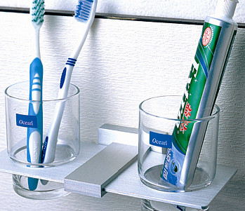 Buy Bathroom shelves double cup shelf,cup holder at wholesale prices