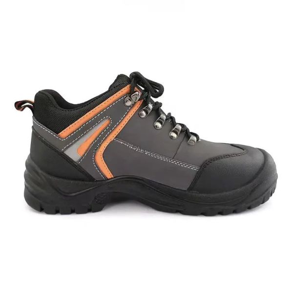 Waterproof Hiking Working Boots Anti Puncture Comfortable Construction Work Shoes Grey