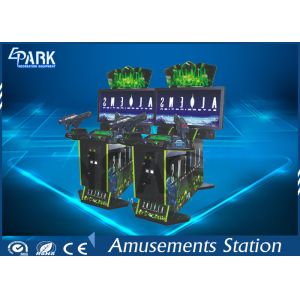 Coin Operated 42 Inch Amusement Park Aliens Shooting Arcade Machines
