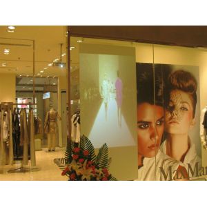 Transparent Advertising Hologram Holographic Projection Film Thickness 100-125