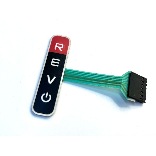 Key Pad Instrument Membrane Keypad With 2.54MM Pitch Female Connector