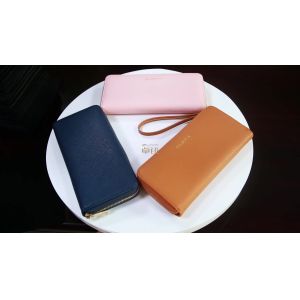 21x10cm Long Zipper Wallet , Debossed TPCH Ladies Wallet Clutch