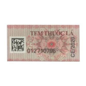 Anti Counterfeit Cigarette Tax Stamps With Refraction Pearl Fluorescent