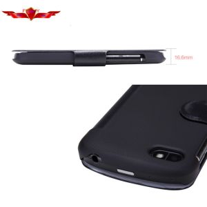 Blackberry Q5 PU+MicroFiber Flip Cases