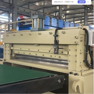 Automatic punching and cut to length production line