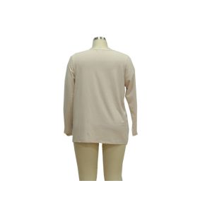 Flower Gold Foil Printing Ladies Casual T Shirts Women'S Spring Tops