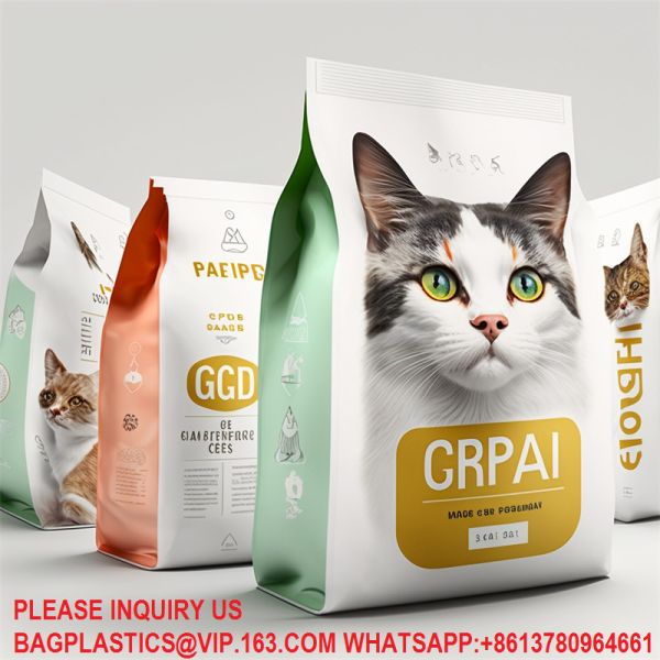 Custom Flat Bottom Whey Protein Powder Packaging Bags Zipper Eco Friendly Stand Up Pouch