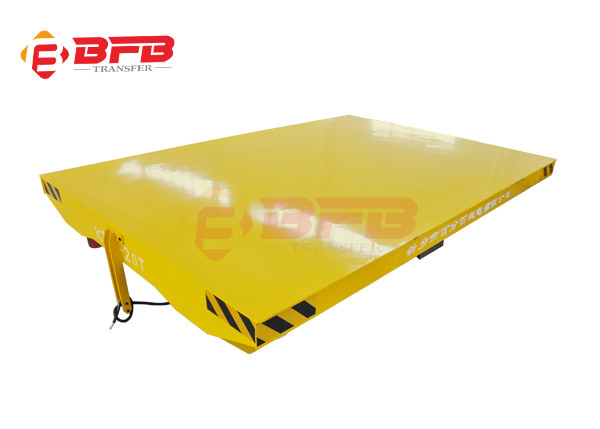 16 Ton Cable Drum Powered Transfer Trolley On Rails For Steel Plant