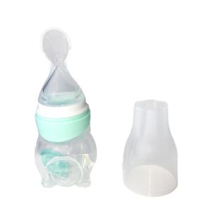 Portable Reusable BPA Free Silicone Baby Teether Big Bottle Baby Feeding