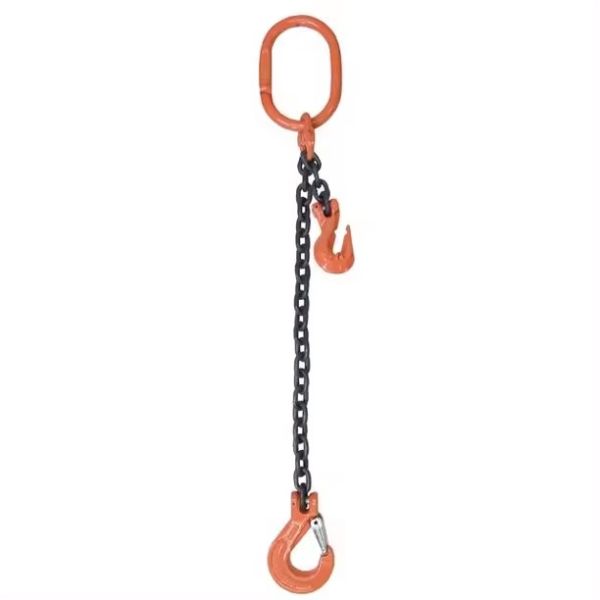 Grade 80 Adjustable G80 6mm Single Leg Chain Sling for Lifting Diameter 8mm